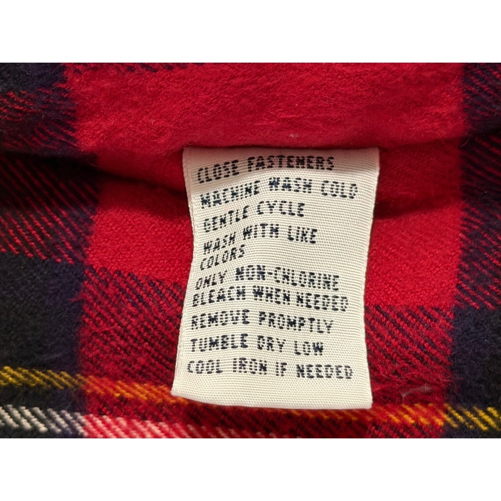 Polo Ralph Lauren Puffer Vest Mens L Black  Plaid Lined Fleece - Picture 11 of 12